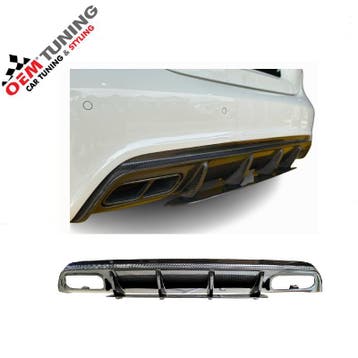 A-Klasse W176 A45 AMG Carbon Look Diffuser | 2015-2018, Auto-onderdelen, Carrosserie en Plaatwerk, Mercedes-Benz, Nieuw, Ophalen of Verzenden