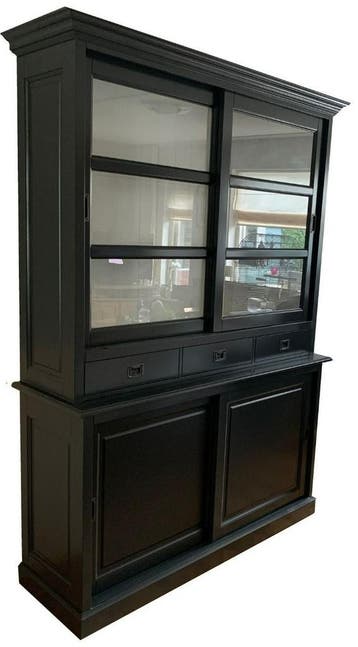 Buffetkast antraciet Sittard 160cm, Ophalen of Verzenden, Nieuw