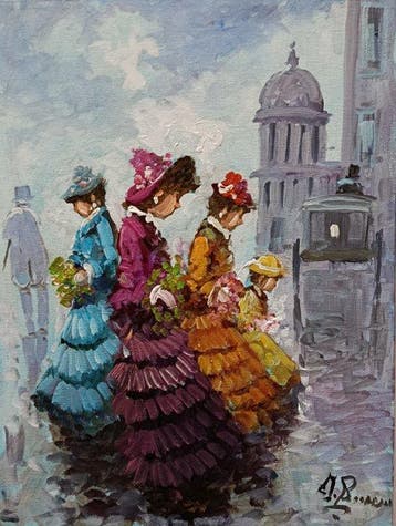 A. Pecorelli (XX) - Dame parigine