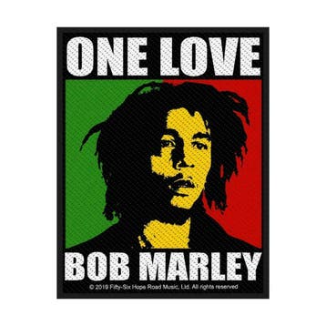 Bob Marley One Love Patch officiële merchandise, Ophalen of Verzenden, Nieuw, Kleding