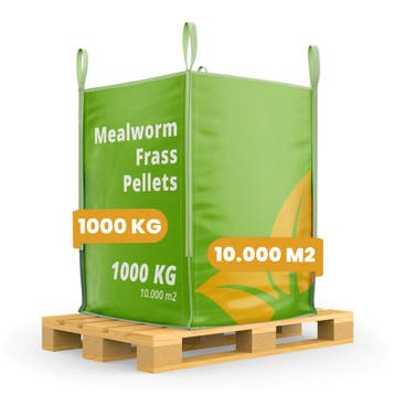Meelworm Frass - Insectenmest korrels (Bigbag 1000Kg – Voor, Verzenden, Mest