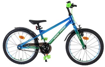 Volare Chrome Kinderfiets - Jongens - 18 inch - Blauw Groen, Verzenden, Nieuw