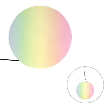 Smart buitenlamp wit 45 cm IP65 incl Wifi A60 - Nura, Verzenden, Nieuw, Kunststof