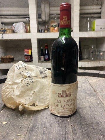 1975 Les Forts de Latour, 2nd wine of Ch. Latour - Pauillac, Verzamelen, Nieuw