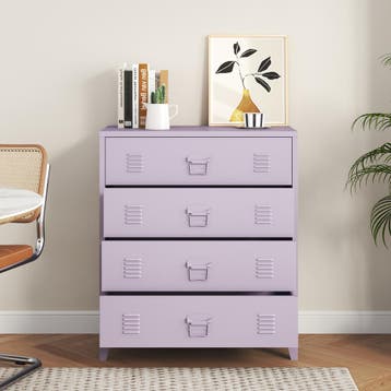 Ladekast Hämeenlinna commode met lades 92x80x40 cm lichtpaar, Verzenden, Nieuw