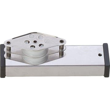 Viadana Eindstuk Overlooprail 31x19mm met Dubbel Blok, Watersport en Boten, Accessoires en Onderhoud, Ophalen of Verzenden, Nieuw
