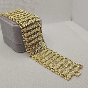 Rajasthan. Argento 925. - Pols ornament - Halfstijf armband., Huis en Inrichting, Nieuw