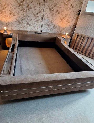 Bed - Stof - Zeldzaam, gaaf vintage Space Ag
