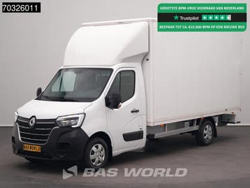 Renault Master 145PK Achterdeuren Bakwagen LED Navi Airco Cr, Stof, Gebruikt, Euro 6, Renault