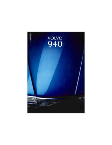 1993 VOLVO 940 BROCHURE DUITS, Boeken, Nieuw, Volvo, Author