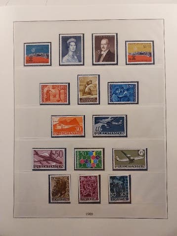Liechtenstein 1960-1980 in Lindner album, Ophalen of Verzenden