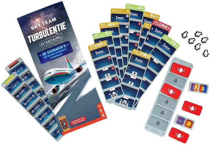 Sky Team - Turbulentie Uitbreiding | 999 Games -, Hobby en Vrije tijd, Gezelschapsspellen | Bordspellen, Nieuw, Verzenden