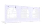 Partytent zijwand PVC met ramen en ritsen | 6 meter | 220cm, Ophalen of Verzenden, Nieuw, Zeil