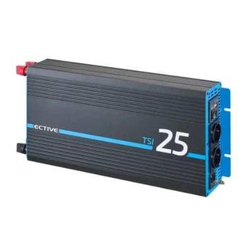 Omvormer zuivere sinus 12V/24V-230V - Ective TSI - TSI 25, 1, Ophalen of Verzenden, Nieuw