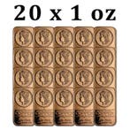 Verenigde Staten. 20 x 1 oz Morgan Dollar 999 Fine Copper