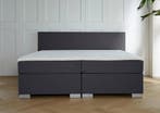 ACTIE! Boxspring Milano 140 200 Antraciet, Verzenden, Nieuw, 140 cm, Twijfelaar