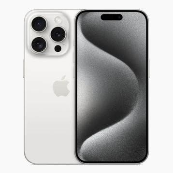 APPLE Iphone 15 Pro 128GB White Titanium, Telecommunicatie, Mobiele telefoons | Apple iPhone, IPhone 15, Wit, Refurbished, Ophalen of Verzenden