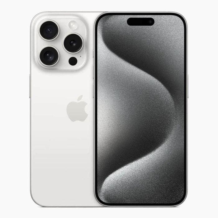 APPLE Iphone 15 Pro 128GB White Titanium, Telecommunicatie, Mobiele telefoons | Apple iPhone, Zonder abonnement, 8 GB, iPhone 15