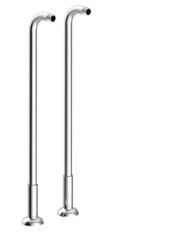 Badkraankoppelingen Tres Clasic Vrijstaand Chroom – 76,5 cm, Ophalen of Verzenden, Nieuw, Chroom, Bad
