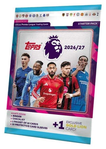 (Pre-order) Premier League 2026/2027 Trading Cards Starte..., Verzenden, Zo goed als nieuw