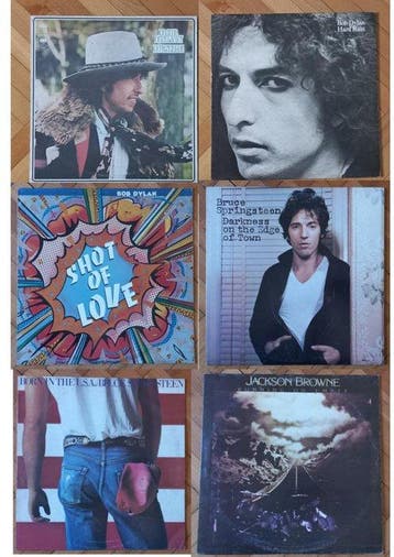 Bob Dylan, Bruce Springsteen, Jackson Browne - 6 x great, Nieuw in verpakking
