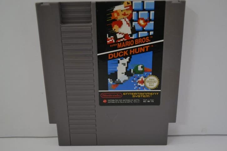 Super Mario Bros / Duck Hunt (NES ITA), Spelcomputers en Games, Games | Nintendo NES, 2 spelers, Zo goed als nieuw, Verzenden