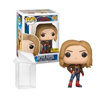Funko PoP!  Captain Marvel (Brown Jacket) #435 Hot Topic, Verzenden, Nieuw