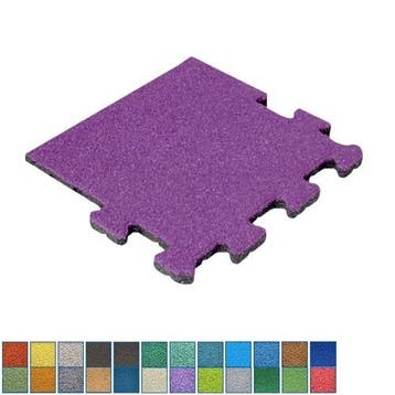 Rubber puzzeltegel met EPDM toplaag in diverse RAL kleuren -, Verzenden, Nieuw