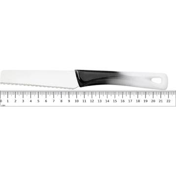 RÖR Solingen Broodmes 10 cm met Bi-Color wit/zwarte handg.., Ophalen of Verzenden, Nieuw, Kunststof