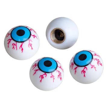 Simoni Racing ventieldoppen Shocking Eyes Wit/Blauw/Rood 4, Ophalen of Verzenden, Nieuw