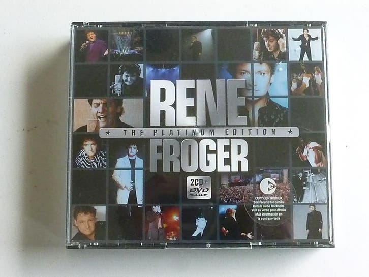 Rene Froger - The Platinum Edition (2CD + DVD), Cd's en Dvd's, Cd's | Pop, Zo goed als nieuw, Ophalen of Verzenden