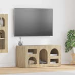 vidaXL TV-kast Sonoma Eiken 80 x 35 x 40 cm Bewerkt hout, Minder dan 50 cm, Verzenden, Nieuw, Minder dan 100 cm