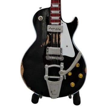 Miniatuur replica Gibson Les Paul gitaar - Neil Young, Ophalen of Verzenden, Nieuw, Pop, Beeldje of Miniatuur