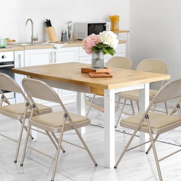 Klapstoelen - Vouwstoelen - Set van 4 - Eettafelstoelen - Be, Verzenden, Zo goed als nieuw