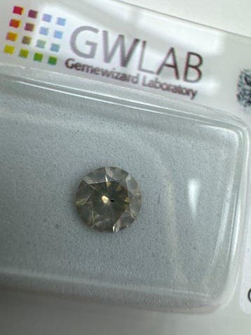Zonder minimumprijs - 1 pcs Diamant (Natuurlijk gekleurd) -, Nieuw