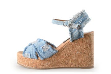Colors of California Sleehakken in maat 38 Blauw, Zo goed als nieuw, Schoenen met hoge hakken, Colors of California, Verzenden