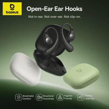 Baseus Eli Sport 2 Open-Ear Oordopjes - Draadloze Sport Oort, Antiek en Kunst, Verzenden