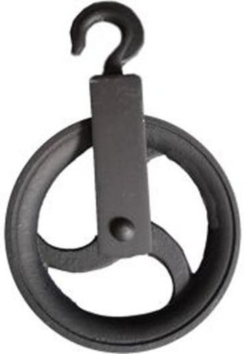 180 Mm Diameter Wiel hijshaak - Katrol Met Haak - Decoratie, Ophalen of Verzenden, Nieuw