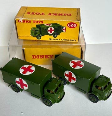 Dinky Toys - Modelauto - 2 Dinky Toys No 626 Military, Nieuw