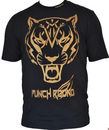 Punch Round Tiger Razor Shirt Zwart Goud, Kleding | Heren, Ophalen of Verzenden, Nieuw