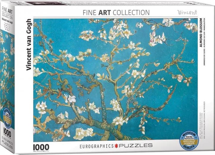 Almond Blossom - Vincent van Gogh Puzzel (1000 stukjes) |, Hobby en Vrije tijd, Denksport en Puzzels, Nieuw, Verzenden