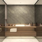 Wandpaneel Bladel set van 4 panelen 120x60 cm Grey Stone [ne, Verzenden, Nieuw