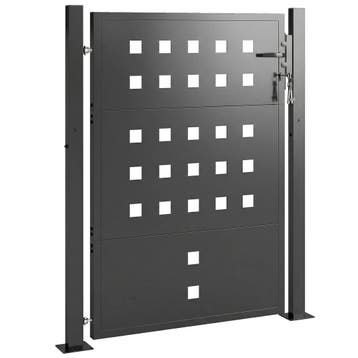Tuinpoort Van Verzinkt Staal Metalen Tuindeur Met Handvat Sl, Tuin en Terras, Verzenden