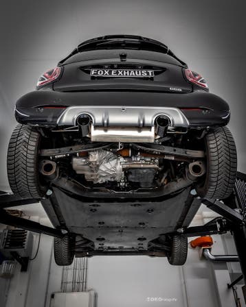 FOX Smart Fortwo 453 Brabus Coupe & Cabrio einddemper dwarsu, Auto-onderdelen, Verzenden, Nieuw