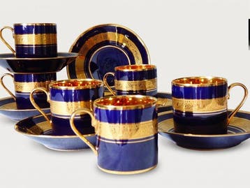 Legle Porcelaine dArt - Koffieservies voor 6 (12) -