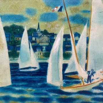 Yves Ganne (1931-2019) - Trouville, la côte au départ du