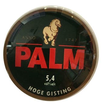 Ronde taplens Palm bol 69 mmø, Verzenden