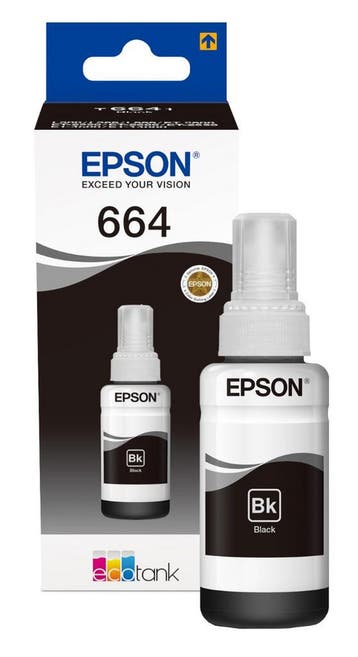 Epson T6641 Zwarte Inktfles (C13T664140), Verzenden, Nieuw