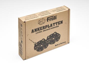 Froli Ankerplaten Set 140mm, Ophalen of Verzenden, Nieuw