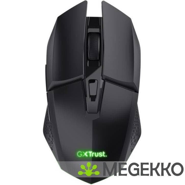 Trust GXT 110 Felox Draadloze Zwarte Gaming Muis, Computers en Software, Muizen, Nieuw, Verzenden